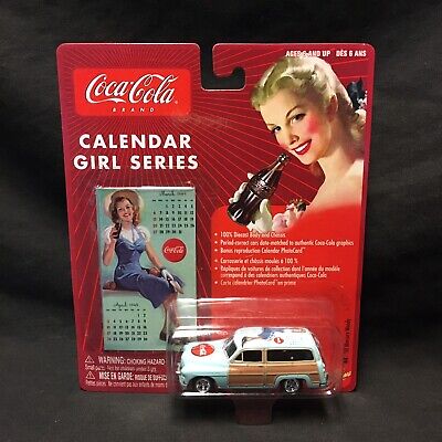 Coca Cola 50 Mercury Woody Johnny Lightning Calendar Girls 4