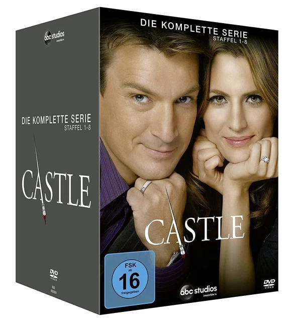 Castle Die Komplette Serie Staffel 1-8 (DVD, 2021, 45 Discs) NEU OVP