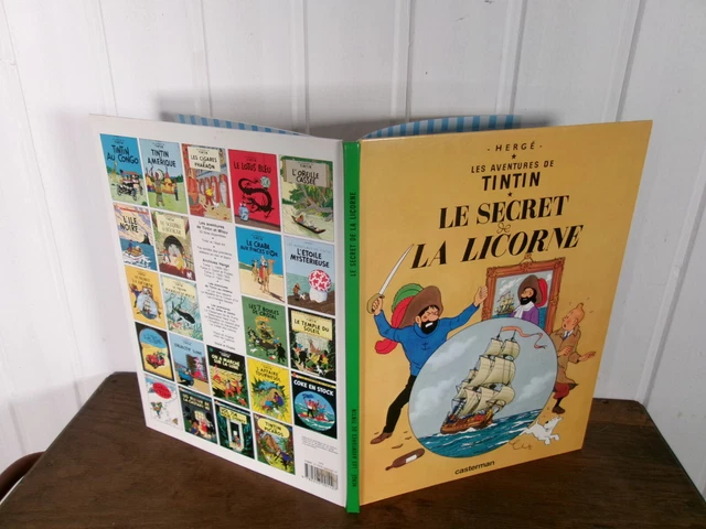 ANCIEN ALBUM TINTIN BD " Le Secret De La Licorne" 1979 HERGE CASTERMAN