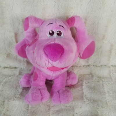 pink plush puppy