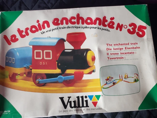 Lot De Trains Enchantés Vulli En Plastique - Pour Circuit Ou Collection, D'occasion