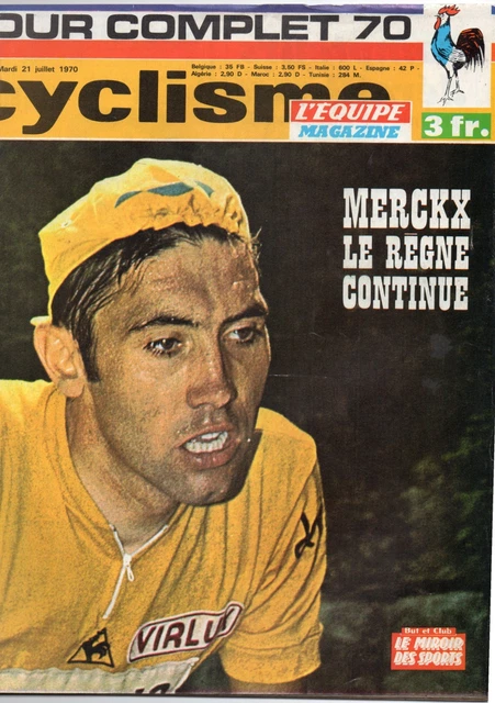 Magazine L'Equipe Cyclisme - Tour De France 1974 - Edition Originale