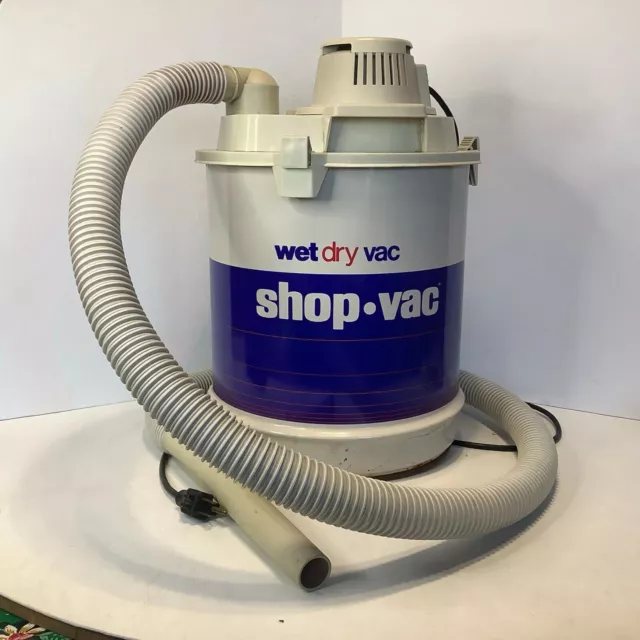 Vintage Shop-Vac Wet-Dry Model 600A Made in U.S.A Blue/White