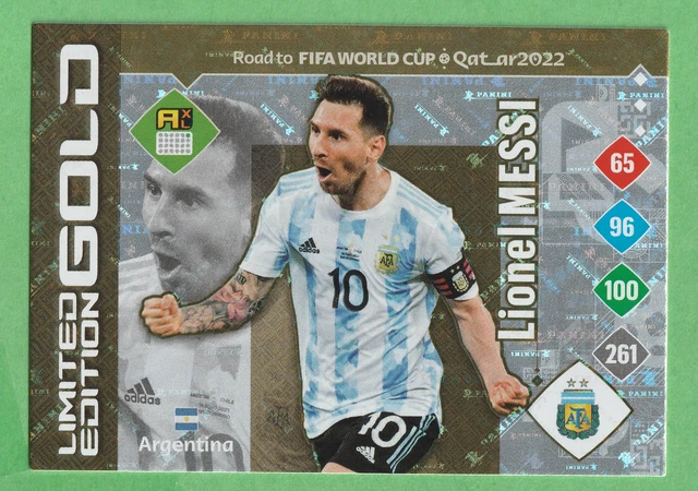 Soccer Trading Cards Panini Adrenalyn XL Road To World Cup 2014 - Lionel Messi  LIMITED EDITION Card (NM) Carte Soccer