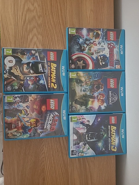 Wii U Lego Game Bundle batman 2 + 3 lego movie avengers jurassic world