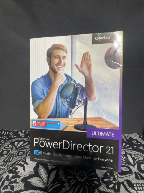 CyberLink Ultimate PowerDirector 21 Editor’s Choice Factory Sealed