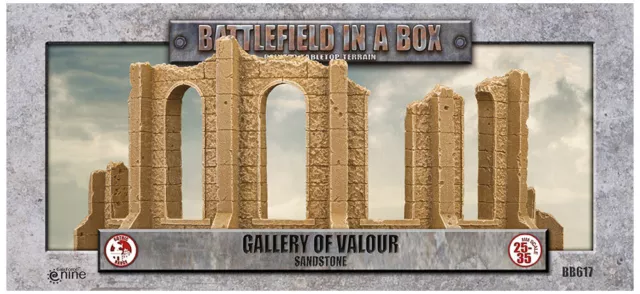 Battlefield in a Box Sandstone Gallery of Valour 28mm 35mm Gothic Gelände