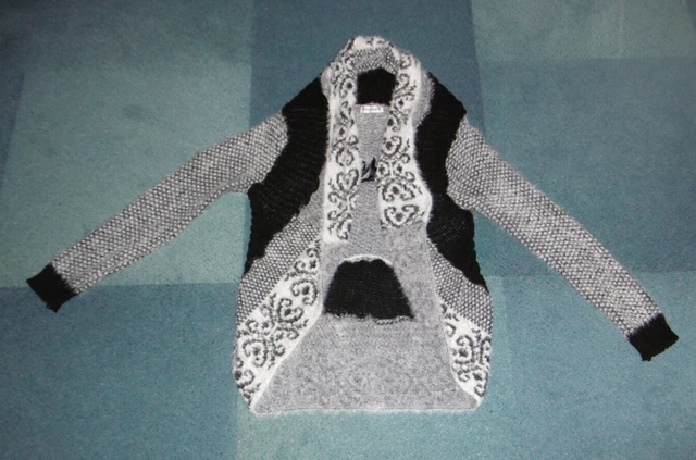Gilet Femme Manches 3/4 SAINT CHARLES - Taille 40 - Blanc - Coton - Neuf Avec étiquettes
