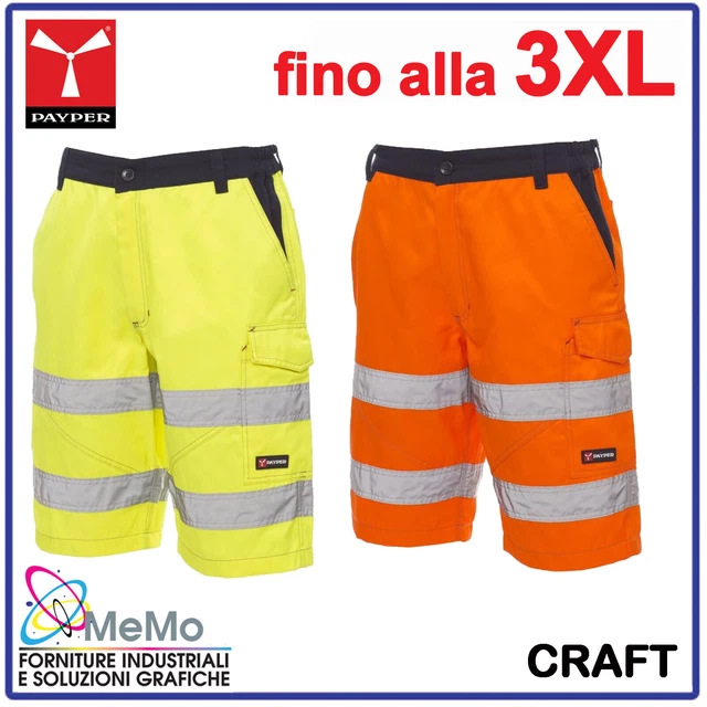 Bermuda Da Lavoro Uomo Payper Caracas - 100% Cotone, Multitasche, Vita Media - Foto 5