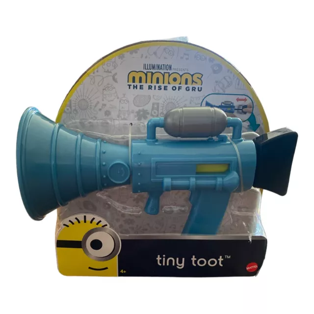 MATTEL MINIONS TINY Toot Fart Sound Gun Blaster The Rise Of Gru *New ...