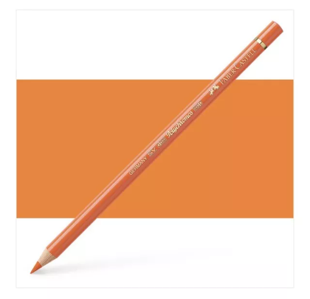 Crayon unique artiste Faber-Castell Polychromos - couleur 113 vernis orange