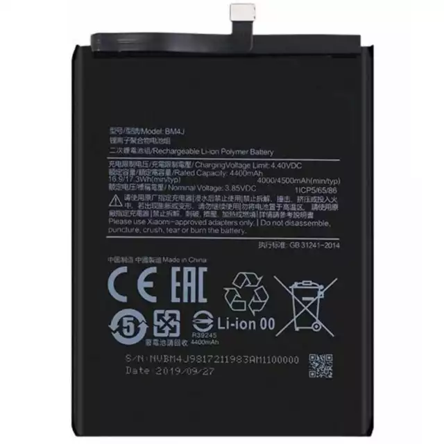 Bateria Xiaomi Redmi Note 8 Pro BM4J 4400Mah