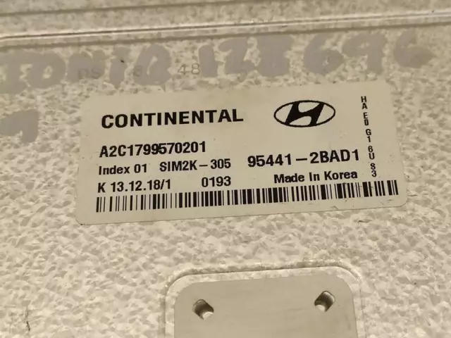 UNIDAD DE CONTROL ELECTRONICO para HYUNDAI IONIQ 358869