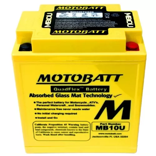 Motobatt high performance battery Yamaha XV250 Virago 1989-2016