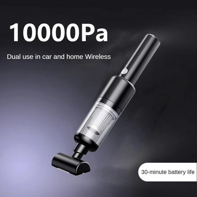 Yontwe aspirateur Sans Fil 120W Voiture 7500-10000PA Aspirateur à Main 2 Vitesses Réglables Portable Puissant Chargement par USB Yontwe aspirateur Sans Fil 120W Voiture 7500-10000PA Aspirateur à Main 2 Vitesses Réglables Portable Puissant Chargement par USB