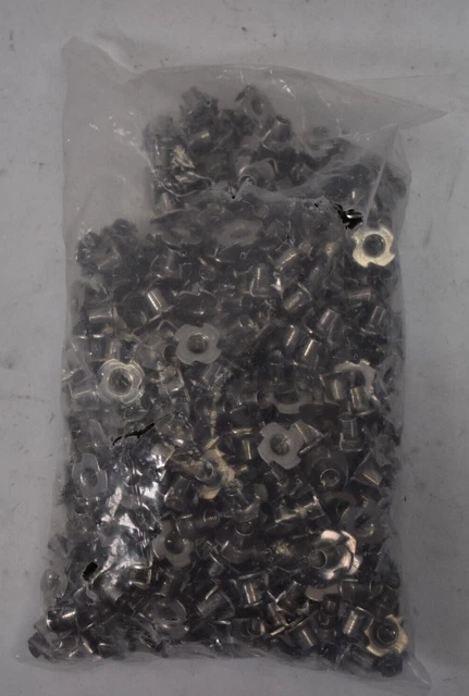 Lot of 450~ 4 Prong T-Nuts 1/4"-20 x 3/8" NTESS1/4C.375-4 1-01655015 Coarse