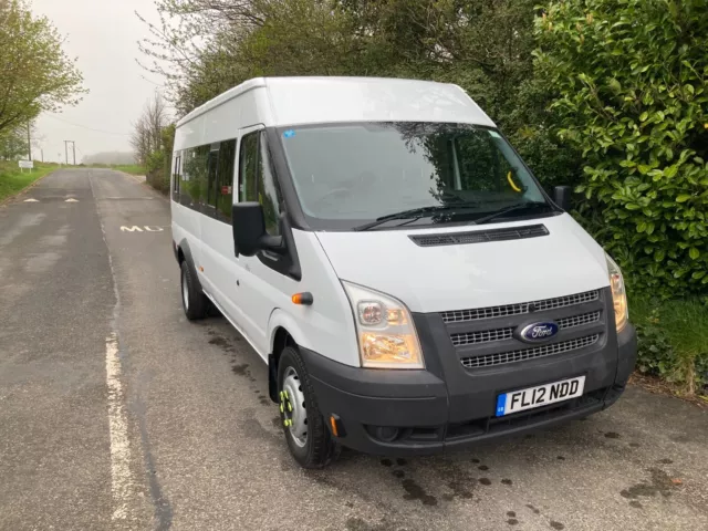 Ford Transit Minibus, 17 Seater, 37250 Miles, FSH, One Owner
