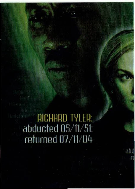 The 4400 Season 1 Inkworks 2006 "Changed" C7 Foil Puzzle Chase Insert Card C-7
