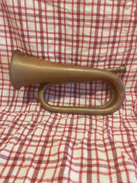Vintage Brass & Copper Bugle Horn