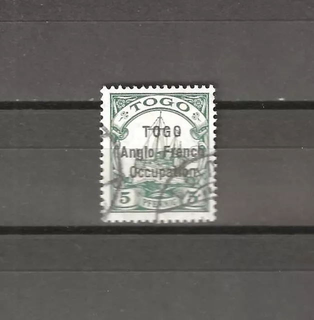 TOGO 1914 SG H15 USED Cat £800. CERT