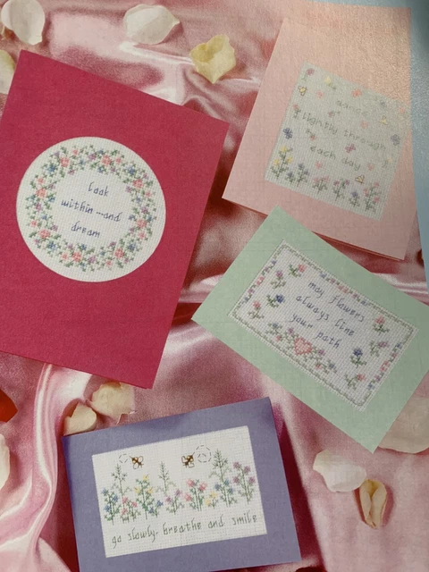 Stitcher’s Sayings Cross stitch Greeting Cards Design chart
