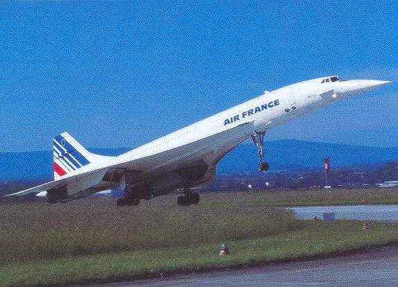 AIR FRANCE CONCORDE - Aviation Postcard Airlines-TAX-007