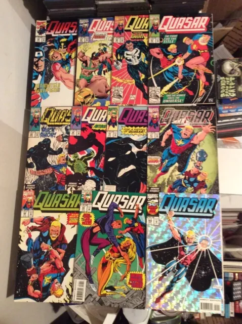QUASAR 40-50 of 60 (1989) Complete 11 Comic Set THOR AVENGERS X-Men Infinity