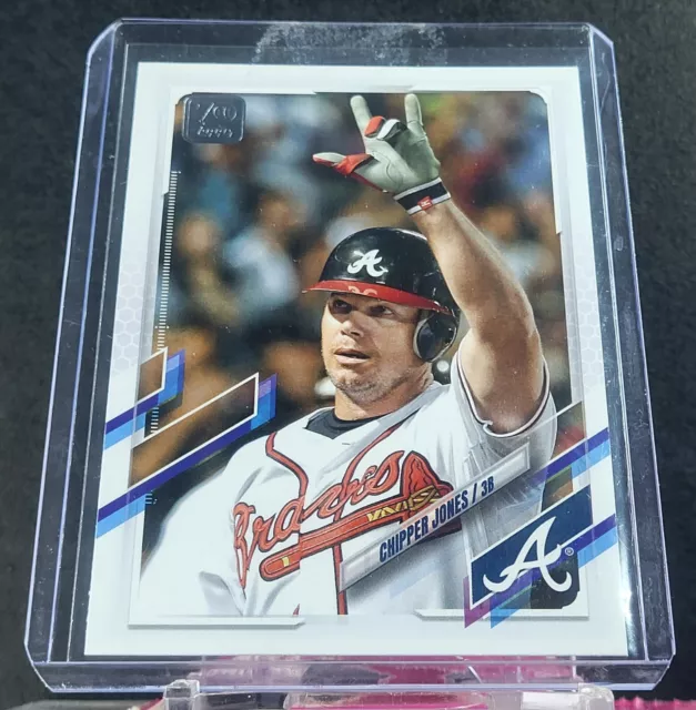 Chipper Jones 2021 Topps Update SP Photo Image Variation Braves US313