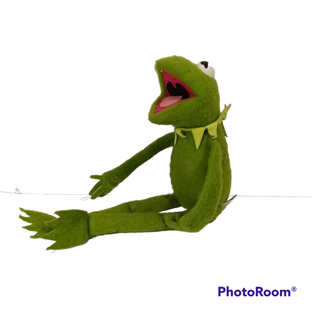 Vintage 1976 Fisher Price #850 Kermit the Frog 18” Stuffed Plush Doll Jim Henson