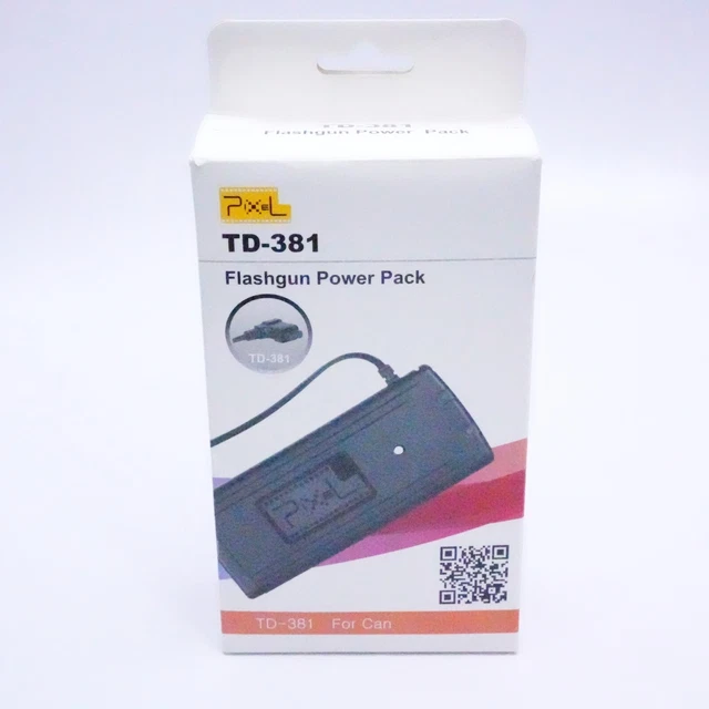Pixel TD-381 Flashgun Power Pack For Canon Flash Cameras