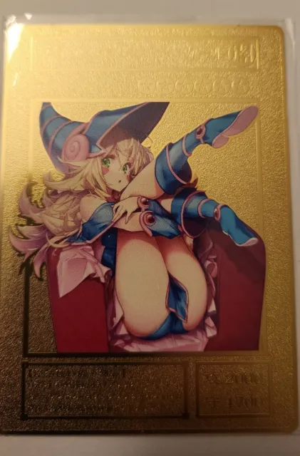 Dark Magician Girl Yu-Gi-Oh Goddess StoryGold Metal Card Waifu