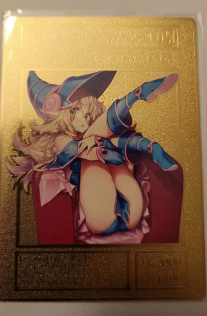 Dark Magician Girl Yu-Gi-Oh Goddess StoryGold Metal Card Waifu