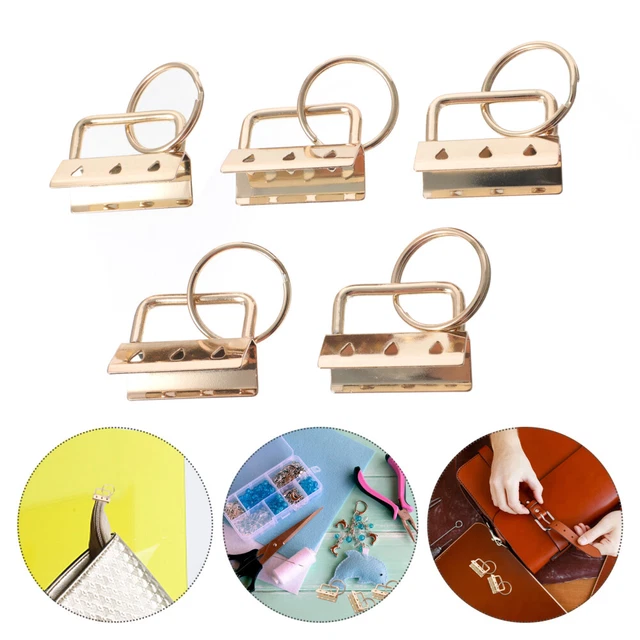5 piezas de accesorios de bolsillo cintas de alambre hebillas de metal ajustables