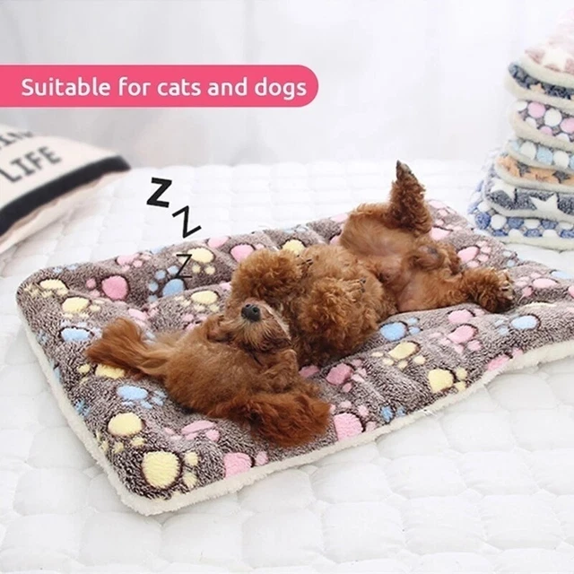 Pet Dog Bed Mat Self Warming Soft Flannel Pad Blanket Cat Bed Cushion Washable 4