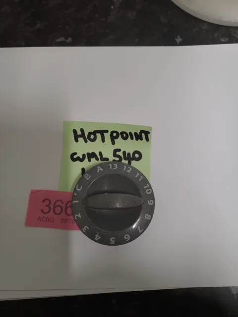 Hotpoint WML540G Waschmaschinenknauf mein Lager 366
