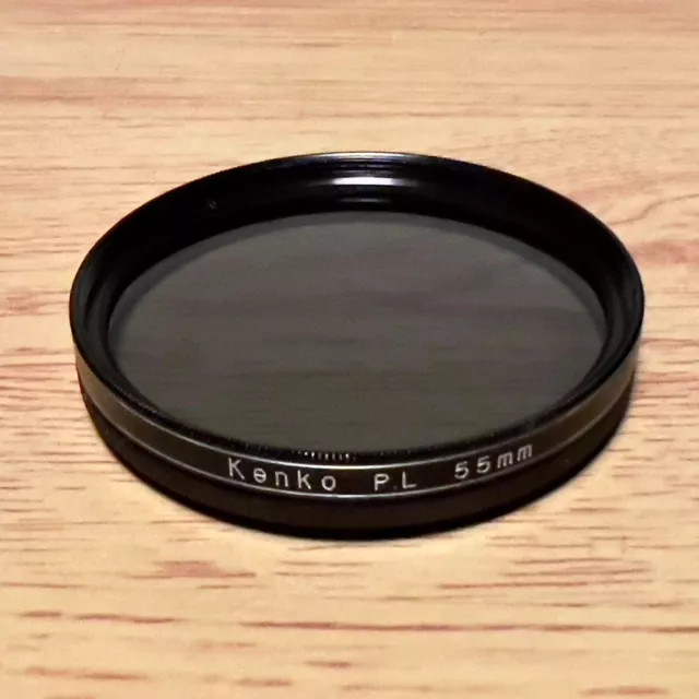 Kenko 55mm PL Polariser Camera Lens Filter - Nice - BARGAIN - Free Shipping