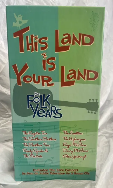 This Land is Your Land The Folk Years Music 10 CD Box Set with Book Time Life