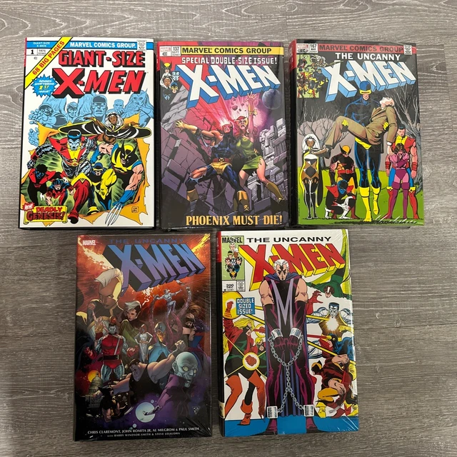 Uncanny X-Men Omnibus Lot Vols 1 2 3 4 5 Claremont Smith DM Marvel NEW SEALED