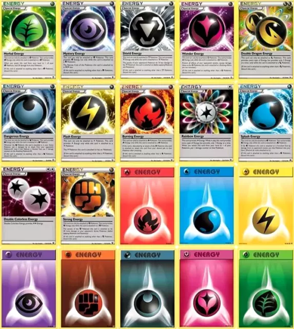 Pokemon Cards Energy Bundle x20 joblot pick your own holo and specials available