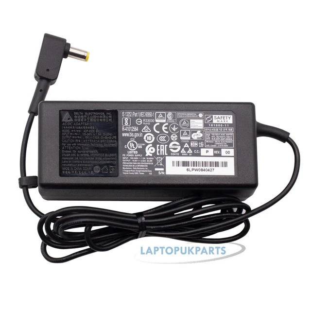 Chargeur Secteur 65W Pour Acer Aspire V5-573G – 19V 3,42A, Marque Générique