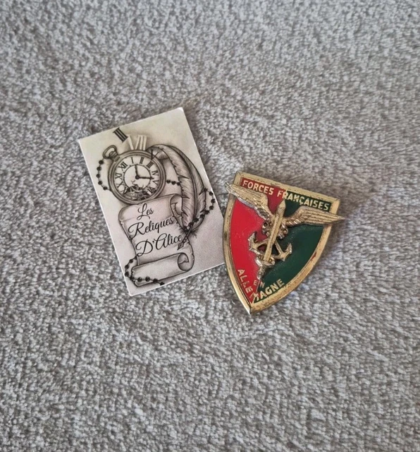 INSIGNE MILITAIRE G803 DTMVF Train Transport FFA Forces Françaises Allemagne écu EUR 9,99 - FR