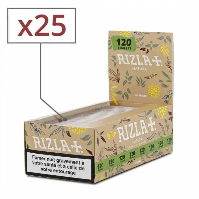 25 x Carte Fraîcheur menthe (menthol chill) - infusion fraicheur menthol  cigarette - Rizla
