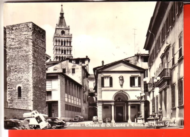 Cartolina  Pistoia Citta'   B/N  Viaggiata  1964 Chiesa S. Leone    Regalo