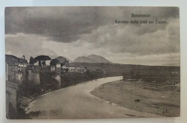 Cartolina Benevento Etremo Della Citta' Sul Calore Fp Vg 1912