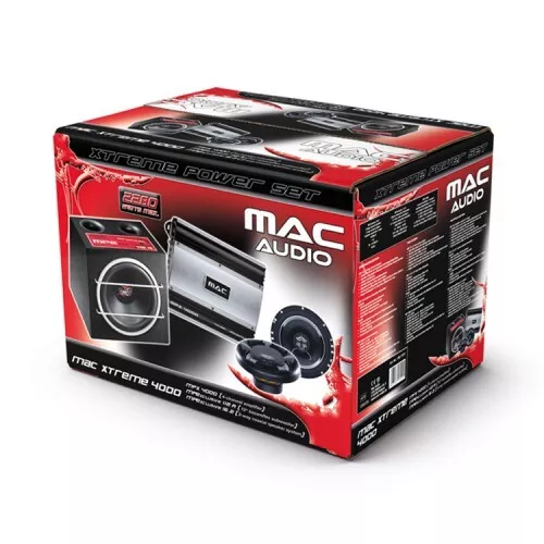 Mac Audio MAC Xtreme 4000, Lautsprächer, Subwoofer und Verstärker,1 Set B-Ware