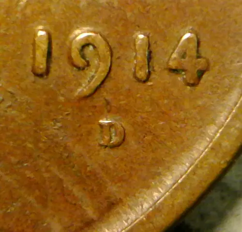 1914-D Lincoln Cent Wheat Penny, Collector Favorite Key Date