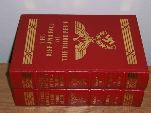 easton press RISE AND FALL OF THE THIRD REICH 2 vols William L Shirer