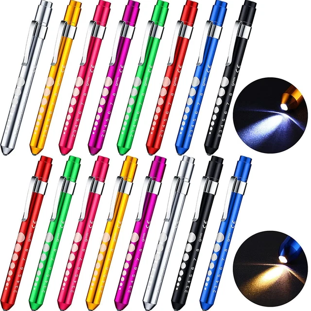 16 Pack Pen Light Nurse LED Penlight Pen Lights for Nurses Penlight Pupil with