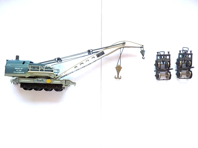 GRUE JOUEF COCKERILL De Secours 85t N°559 Villeneuve SNCF Fonctionnelle