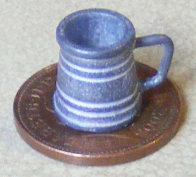 Tudor Zinn Half Pint Tankard Tumdee Maßstab 1:12 Puppenhaus Miniatur FD118